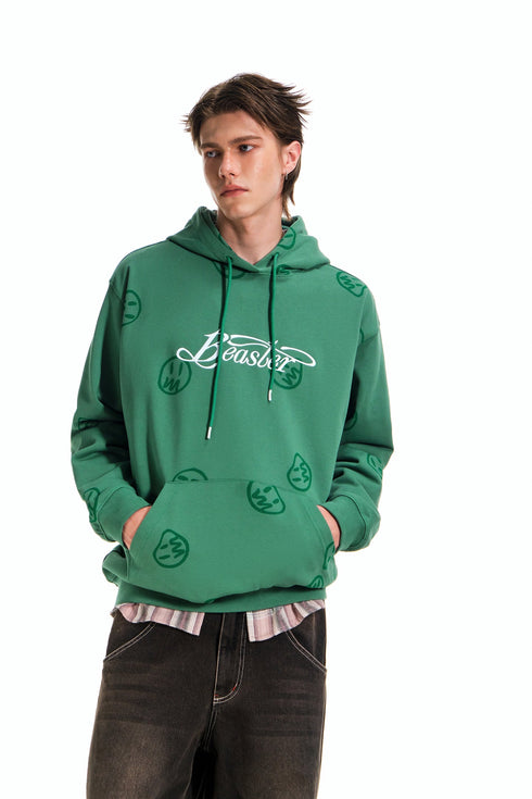 Ghost Face Hoodie-Green